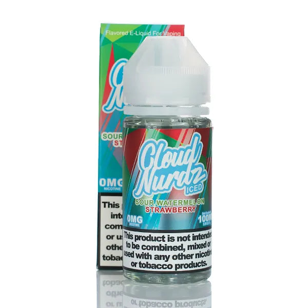 Cloud Nurdz ICED E-Liquid - No Nicotine Vape Juice - 100ml - Black Coral